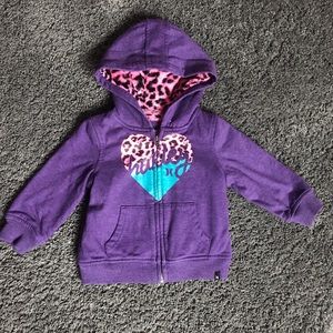 Girls Hurley zip up hoodie